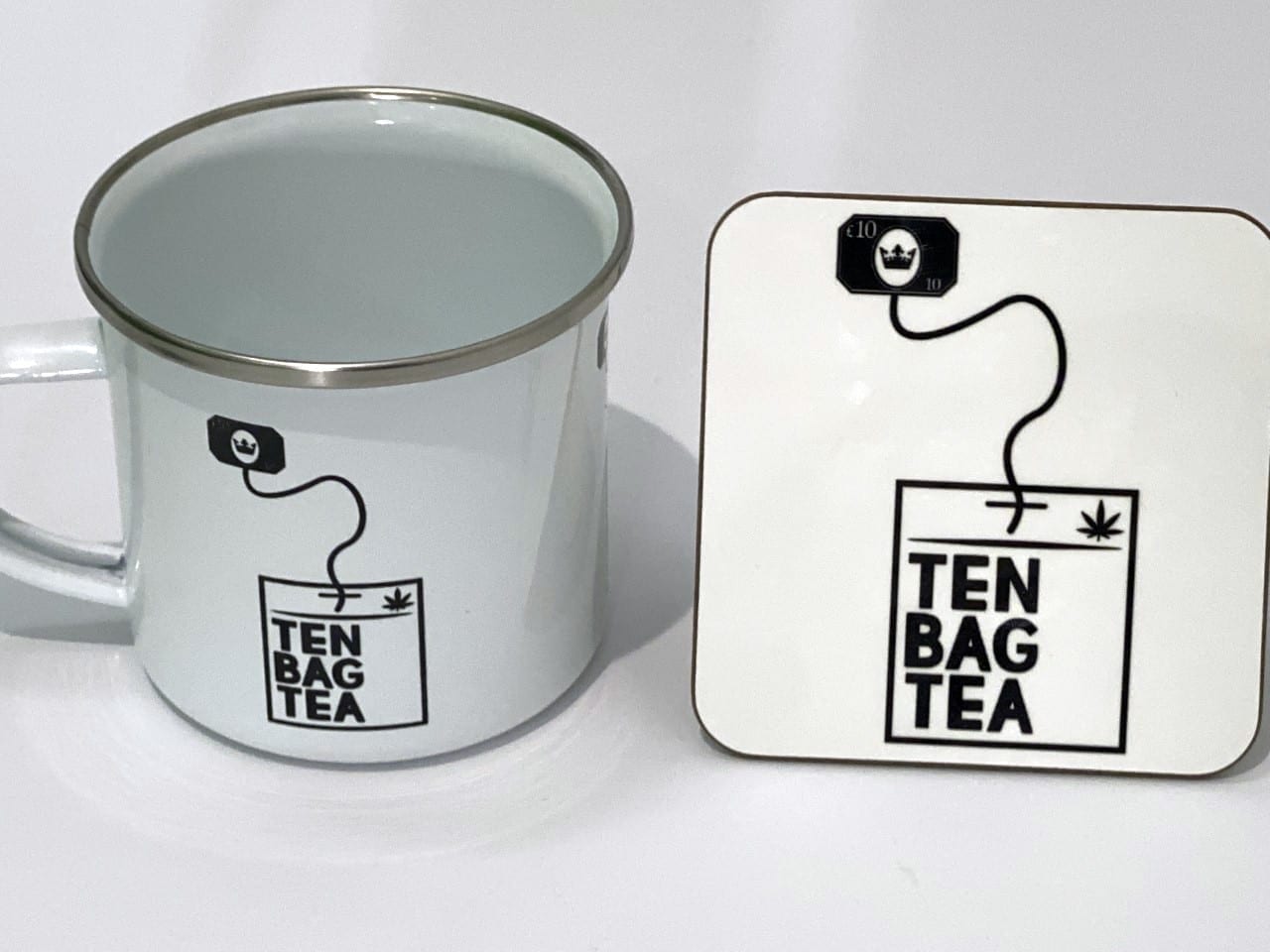 Cup & Coaster by Ten Bag Tea