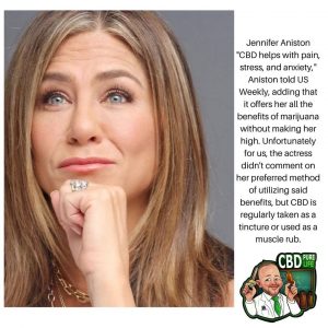 Jennifer Aniston on CBD - CBD Pure Life. CBD Oils UK