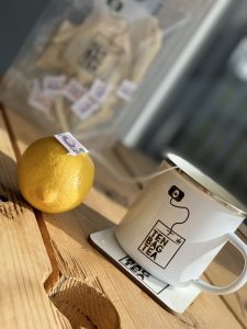 Ten Bag Tea on Table with Lemon - CBD Pure Life